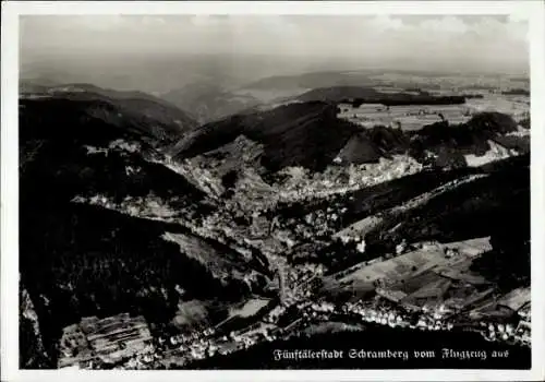 Ak Schramberg im Schwarzwald, Fliegeraufnahme