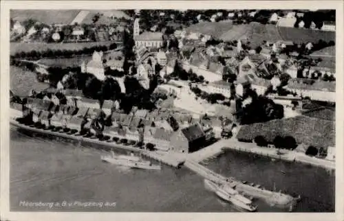 Ak Meersburg am Bodensee, Fliegeraufnahme