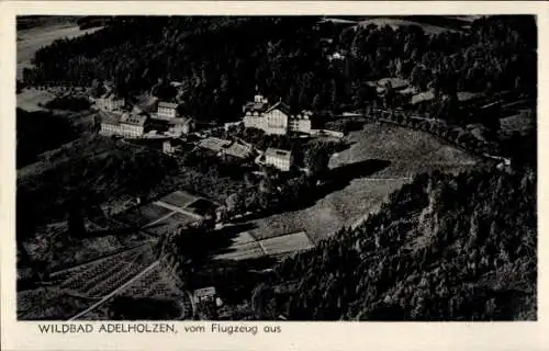 Ak Adelholzen Siegsdorf in Oberbayern, Fliegeraufnahme