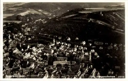 Ak Arnstadt in Thüringen, Fliegeraufnahme