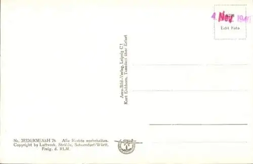Ak Tonndorf Thüringen, Fliegeraufnahme, Schloss
