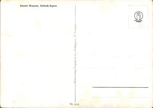 Künstler Ak Maurus, Hanns, Hintersee mit Hohem Göll