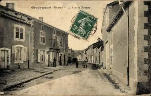 Ak Gondrecourt Meuse, Rue de Bonnet