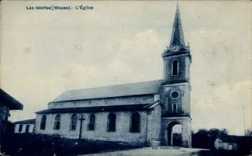 Ak Les Islettes Meuse, Eglise