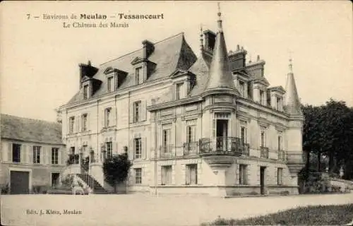 Ak Tessancourt Yvelines, Schloss Marais