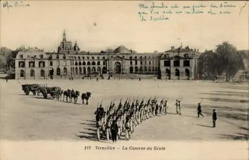 Ak Versailles Yvelines, La Caserne du Génie