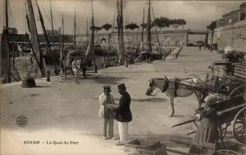 Ak Royan Charente Maritime, Quai du Port