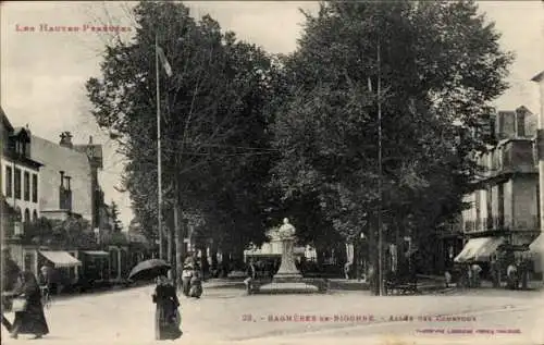 Ak Bagnères de Bigorre Hautes Pyrénées, Allee des Courtous