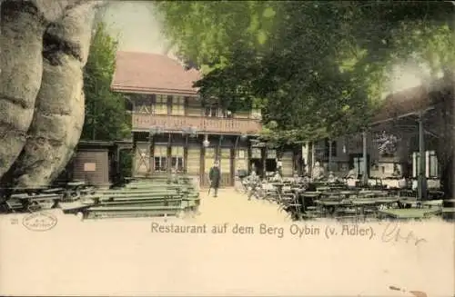 Ak Oybin in der Oberlausitz, Berg-Restaurant