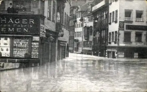 Ak Nürnberg,Plobenhofstr. bei der Hochwasserkatastrophe