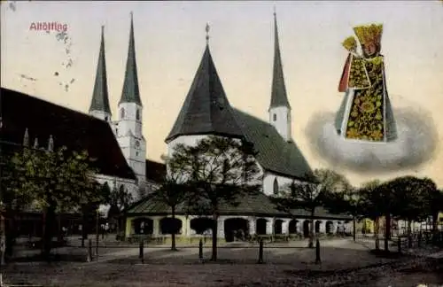 Ak Altötting in Oberbayern, Kirche, Erscheinung