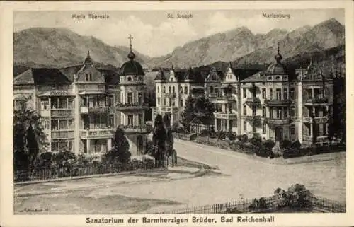 Ak Bad Reichenhall in Oberbayern, Sanatorium der Barmherzigen Brüder, Maria Theresia, Sankt Joseph