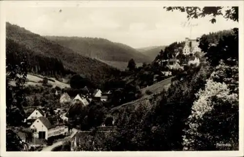 Ak Berneck Altensteig im Schwarzwald, Panorama