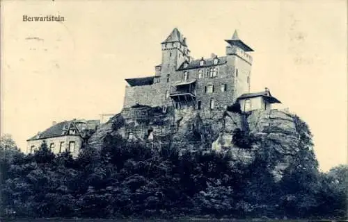 Ak Erlenbach bei Dahn in der Pfalz, Burg Berwartstein