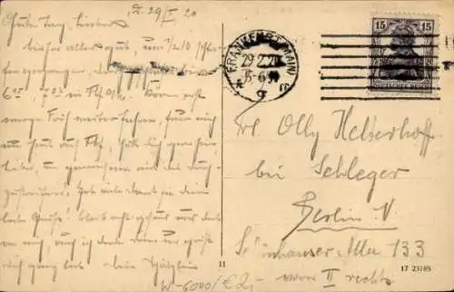 Ak Frankfurt am Main, Römerhöfchen