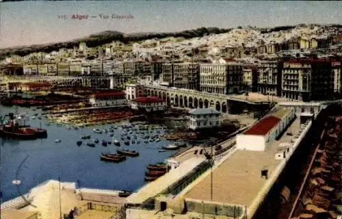 Ak Algier Algier Algerien, Gesamtansicht