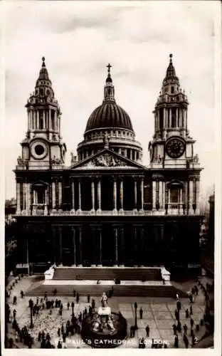 Ak London City England, St. Pauls Kathedrale