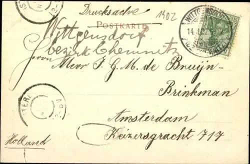 Ak Rochsburg Lunzenau in Sachsen, Blick zum Schloss