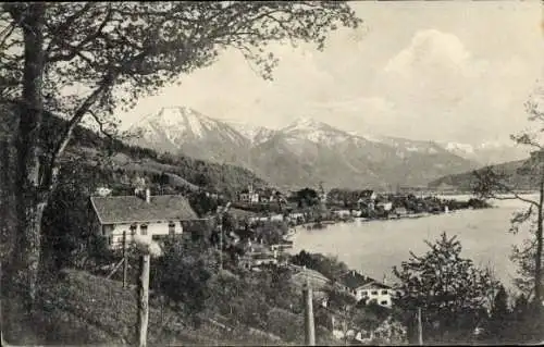 Ak Tegernsee in Oberbayern, Totalansicht