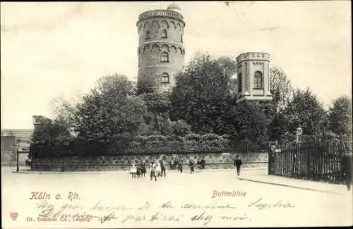 Ak Köln am Rhein, Blick auf die Bottmühle, Turm