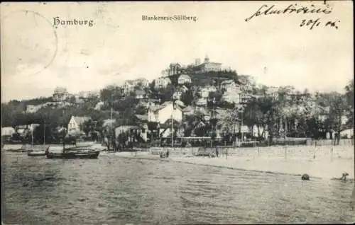 Ak Hamburg Altona Blankenese, Süllberg