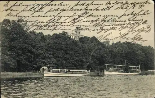 Ak Eutin in Ostholstein, Holsteinische Schweiz, Boote auf dem See