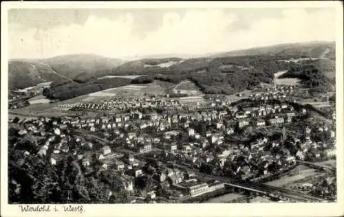 Ak Werdohl im Sauerland, Totalansicht