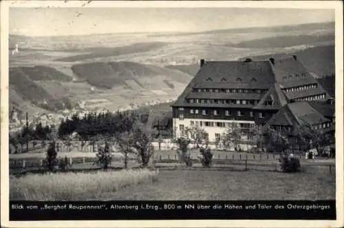 Ak Altenberg im Erzgebirge, Berghof Raupennest