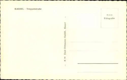 Ak Kassel in Hessen, Treppenstraße, Kaffee, BEK