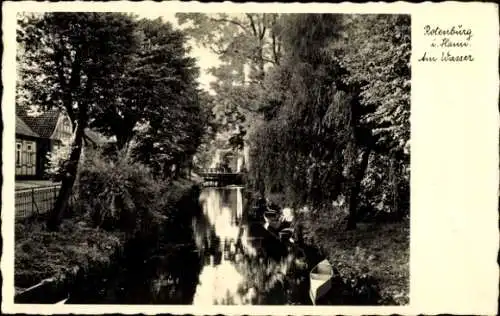 Ak Rotenburg an der Wümme, Am Wasser