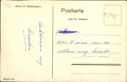 Ak Joachimsthal in der Uckermark Schorfheide, Jagdschloss Hubertusstock, Hirsch