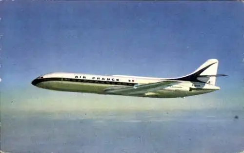 Ak Französisches Passagierflugzeug, Air France, Caravelle