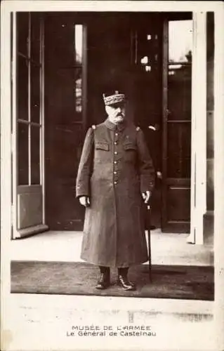Ak Französischer General Noël de Castelnau, Portrait