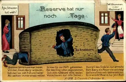 Litho Reserve hat zu knabbern, Willkommen in der Heimat
