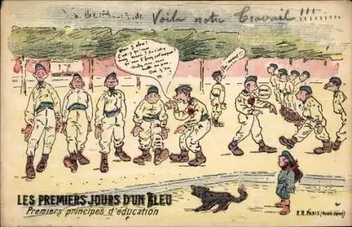 Ak Les Premiers Jours d'un Bleu, Premiers principes d'education
