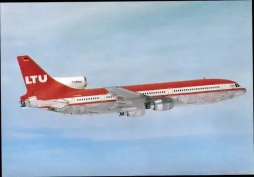 Ak Deutsches Passagierflugzeug, LTU, Lockheed L-1011 TriStar