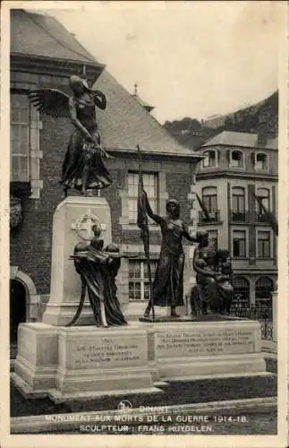 Ak Dinant Wallonien Namur, Denkmal für die Toten des Krieges 1914-18