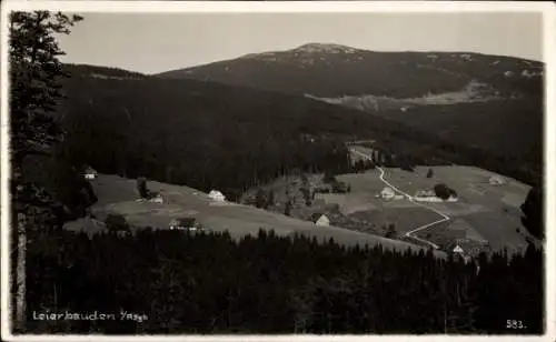 Foto Ak Leierbauden Spindleruv Mlýn Spindlermühle Riesengebirge Region Königgrätz, Gesamtansicht