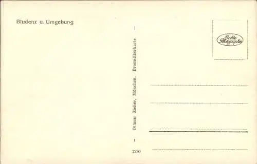 Ak Bludenz Vorarlberg, Gesamtansicht, Berge