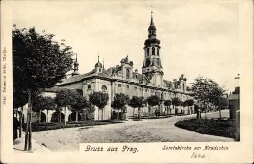 Ak Praha Prag Tschechien, Loretakirche am Hradschin, Prager Loreto