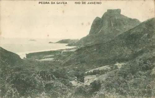 Ak Rio de Janeiro Brasilien, Pedra de Gavea