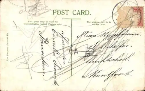 Ak Edinburgh Schottland, Princes Street