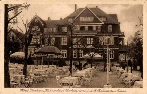 Ak Hahnenklee Bockswiese Goslar, Hotel Kurhaus, Bes. Hugo Nadermann