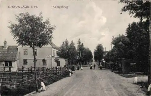 Ak Braunlage im Oberharz, Königskrug