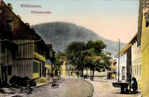 Ak Wildemann Clausthal Zellerfeld im Oberharz, Hüttenstraße