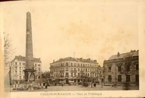 Album mit 12 heraustrennbare Postkarten Chalon sur Saône 