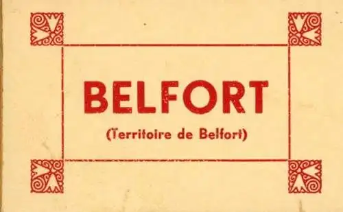 Album mit 5 Ak  Belfort