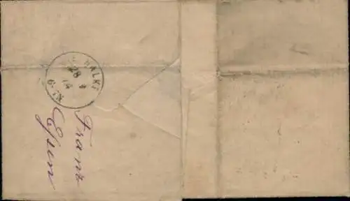 Brief Essen R.B. Düsseldorf 28.03.1874, Zeche