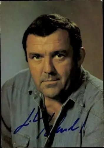 Ak Schauspieler Günter Schubert, Portrait, Autogramm