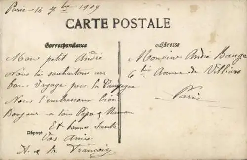 Ak Mädchen spielt mit einem Diabolo